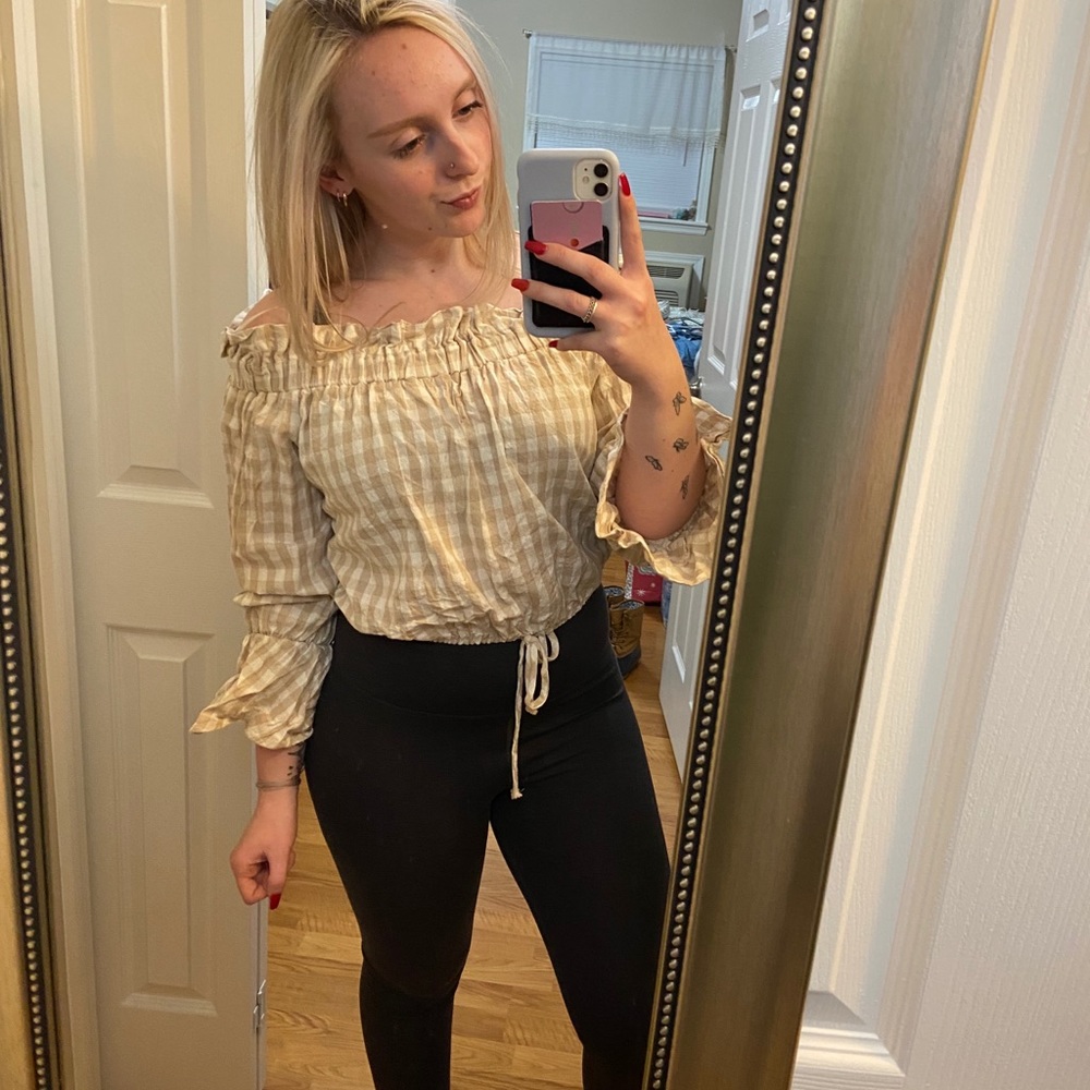 Plaid Crop Top